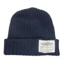 [XSʒ][MADE IN USA] columbia knit [bulky hut][knit cap][cotton][w/label][navy] RrAjbg jbgLbv Rbg [x^Ot lCr[