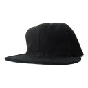 当店別注 ebbets field flannels ball cap cotton duck solid black エベッツフィールドフランネルズ ボールキャップ コットンダック 無地 ブラック