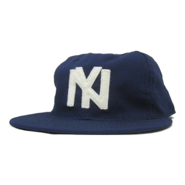 当店別注 メール便可 ebbets field flannels ball cap 1935be cotton duck navy エベッツフィールドフランネルズ ボールキャップ 1935be コットンダック ネイビー