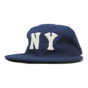 当店別注 メール便可 ebbets field flannels ball cap 1936nyby cotton duck navy エベッツフィールドフランネルズ ボールキャップ 1936nyby コットンダック ネイビー