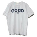  Good On / グッドオン  "GOOD ON"ロゴショートスリーブTシャツ ホワイト