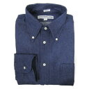 [MADE IN USA] INDIVIDUALIZED SHIRTS [CLASSIC FIT][LS][VINTAGE DENIM][NAVY] CfBrWACYhVc NVbNtBbg  Be[Wfj lCr[