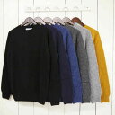 インバーアラン セーター メンズ inverallan [shetland sweater][crew][solid][6c] インバーアラン シェットランドセーター クルーネック