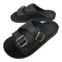 sandalman [double strap][bullhide][black] T_} _uXgbv unCh ubN