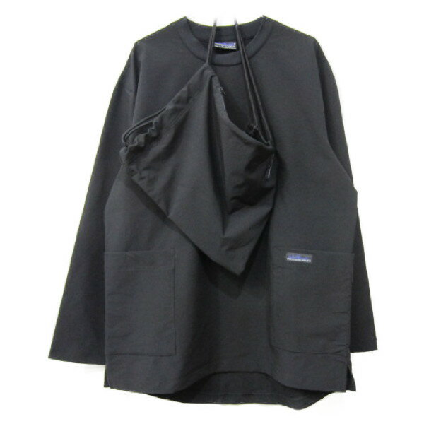 THOUSAND MILE [NYLON SPRING VACATION SET UP][ls][black][TM211SP12021] サウザンドマイル メンズ スプリング バケーション セットアップ 長袖 ブラック トップス ボトムス バッグ 3点セット