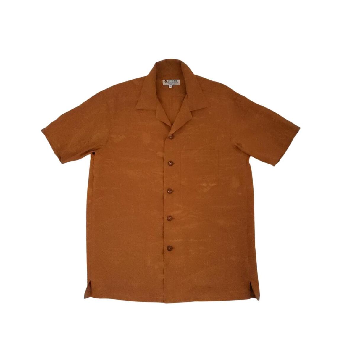 アロハシャツ 着物リメイク 着物シャツ 着物 着物アロハシャツ 和服 和柄 ドレスシャツ シャツ 半袖 男女兼用 シルク 正絹 国産 プレゼント 贈り物 一点も...