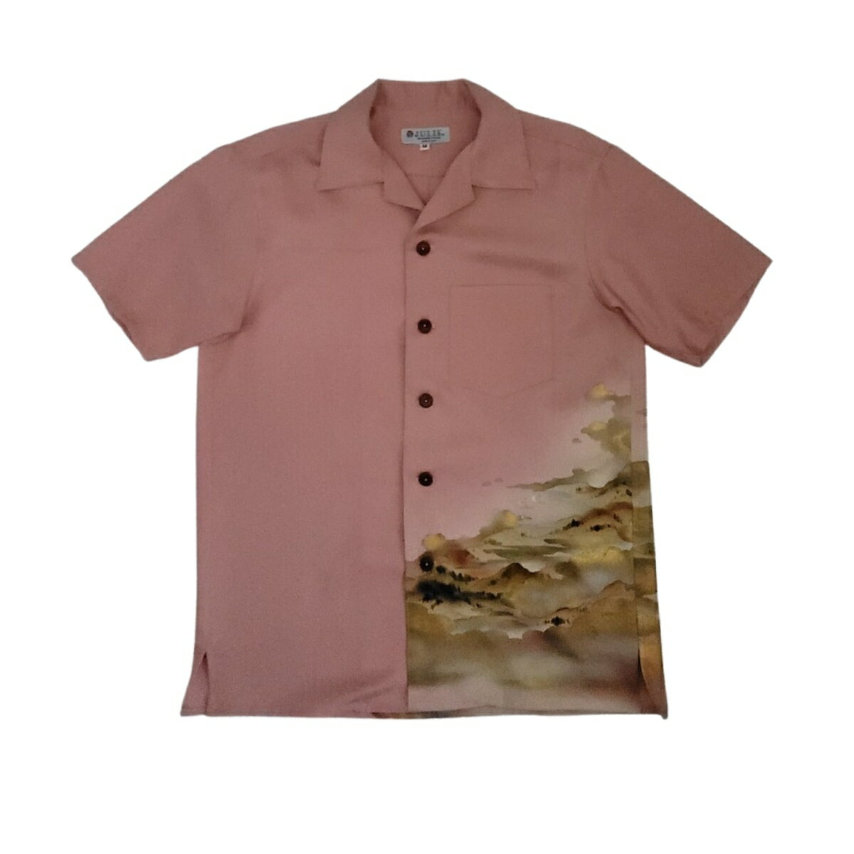 着物アロハシャツ アロハシャツ 着物リメイク 着物シャツ 着物 和服 和柄 ドレスシャツ シャツ 半袖 男女兼用 シルク 正絹 国産 プレゼント 贈り物 一点も...