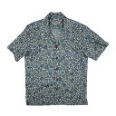 アロハシャツ 着物リメイク 着物シャツ 着物 着物アロハシャツ 和服 和柄 ドレスシャツ シャツ 半袖 男女兼用 シルク 正絹 国産 プレゼント 贈り物 一点も...