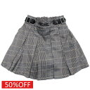 【アルジー/algy/JS/ガールズ/ジュニア/女の子】 セール 【50%OFF】 あったかインパンツプリーツスカパン チェック(CK)