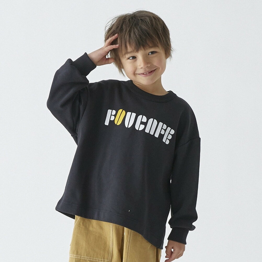 【子供服 フォブ FOV キッズ】 セール 【60%OFF】 FOVCAFE プルオーバー ブラック(BK)