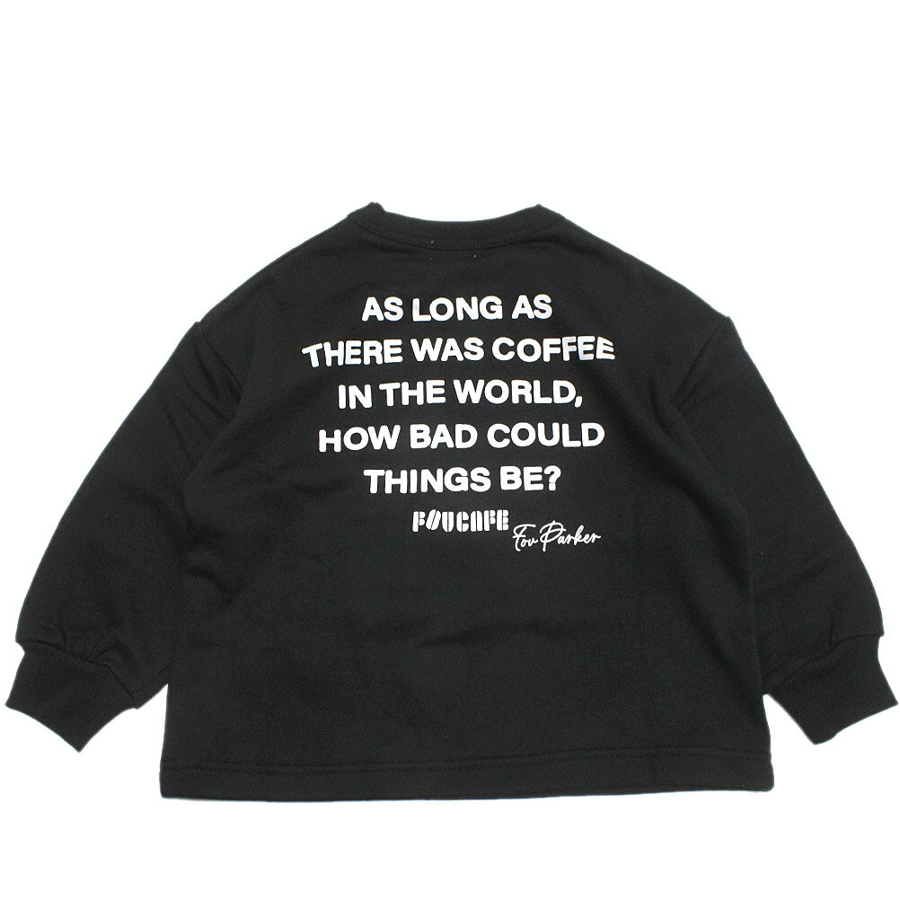 【子供服 フォブ FOV キッズ】 セール 【60%OFF】 FOVCAFE プルオーバー ブラック(BK)