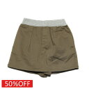 【ニードルワークス NEEDLE WORKS】 セール 【50%OFF】 ストレッチギャバジンスカートパンツ カーキ