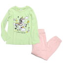 Confidence and Courage コンフィデンスアンドカレィジ 子供服 子ども服 光るプリントパジャマ ユニコーン蓄光PTパジャマ ミント