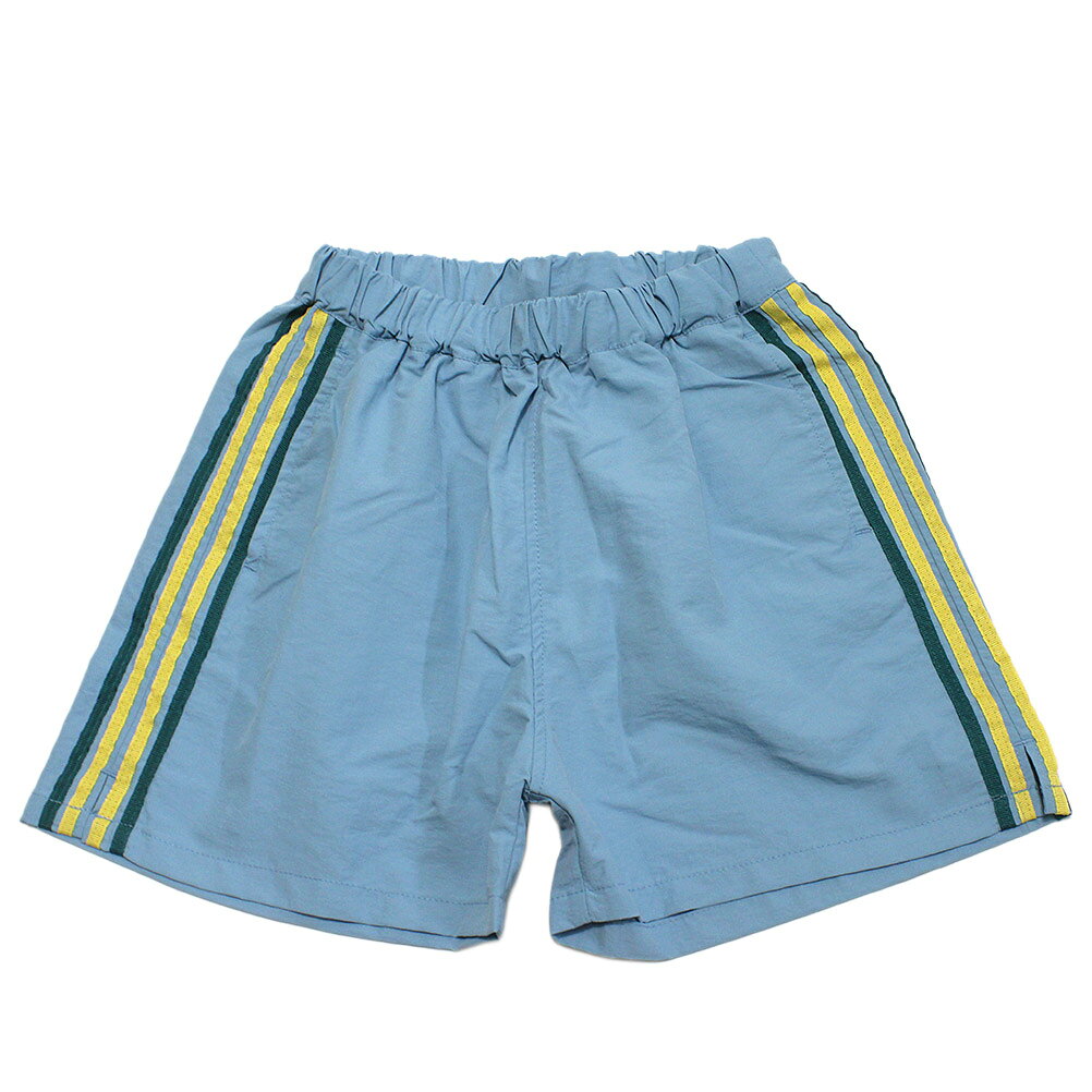 Short Pants - 【オーシャンアンドグラウンド/子供服/ベビー/キッズ/ジュニア/ocean＆ground】 ナイロンサイドラインショーツ ライトブルー(LB)