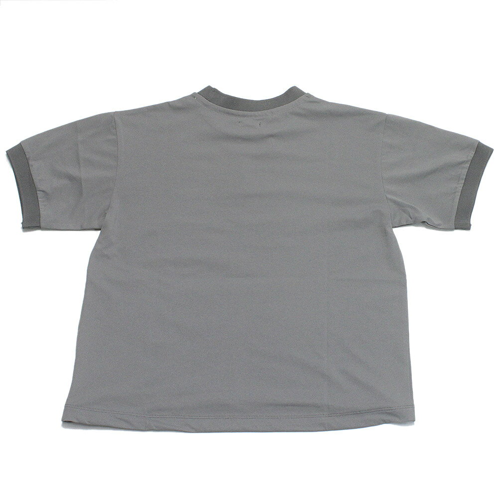 【アーチ＆ライン ARCH＆LINE 子供服 アーチアンドライン】 UV CUT AIR FLEX H/S Tシャツ 杢グレー(16)