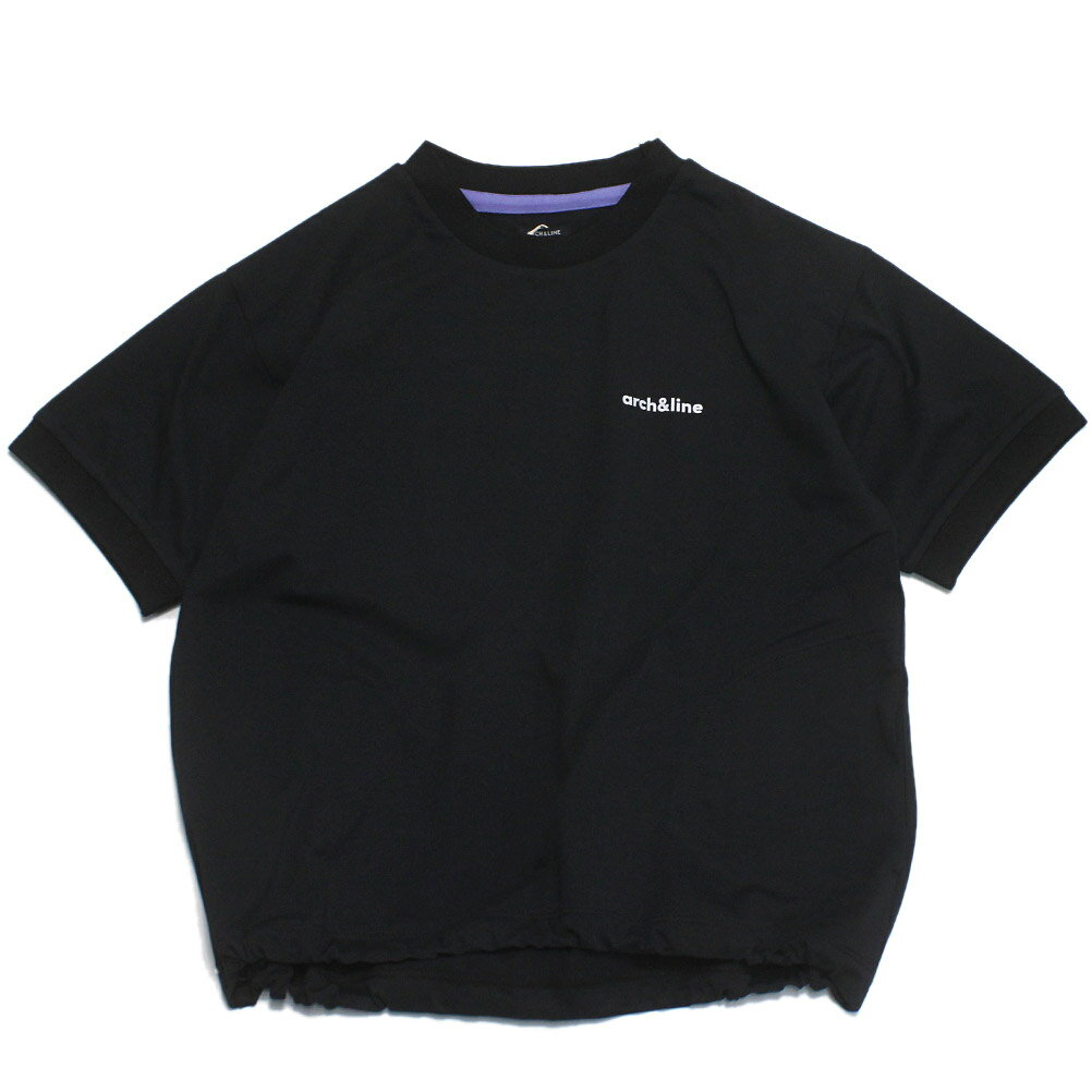 Plain - 【アーチ＆ライン ARCH＆LINE 子供服 アーチアンドライン】 UV CUT AIR FLEX H/S Tシャツ ブラック(19)