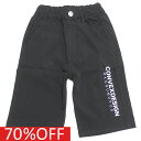 【CONVEX コンベックス 子供服 ジュニア キッズ】 セール 【70%OFF】 スーパーストレッチショートパンツ クロ(5)(4)