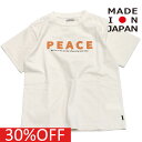 【アーチ&ライン ARCH&LINE 子供服 アーチアンドライン】 セール 【30%OFF】 USA CO PEACE PG BIO Tシャツ クリーム(13)