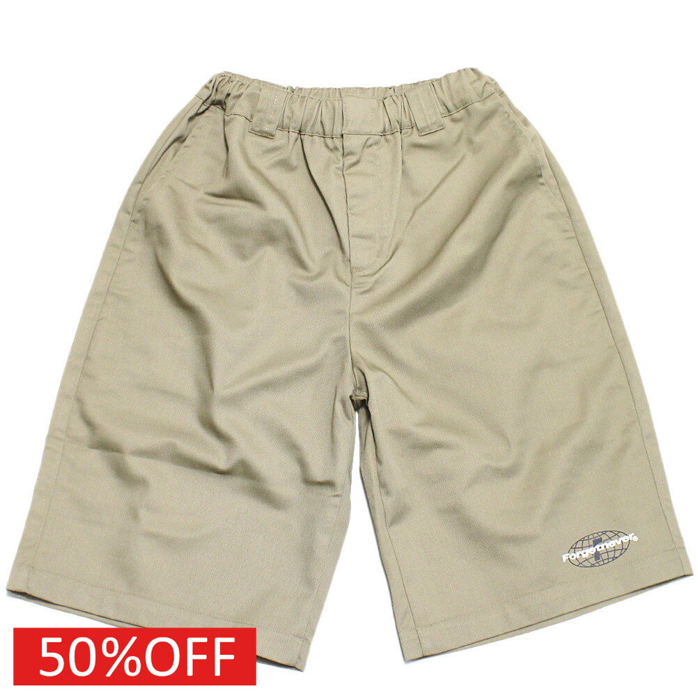 Other - 【GLAZOS グラソス ジュニア 子供服 男の子 】 セール 【50%OFF】 【FORGETNEVER】T/Cツイルワークハーフパンツ ベージュ(22)