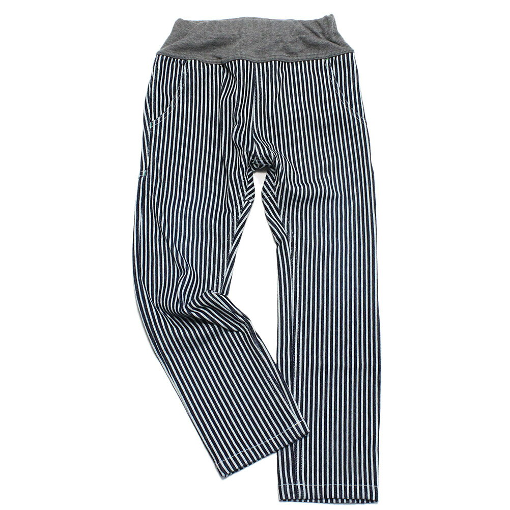 【オフィシャルチーム 子供服 OFFICIAL TEAM】 サルエルパンツ(カットデニム) ヒッコリー