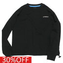 【アーチ&ライン ARCH&LINE 子供服 アーチアンドライン】 セール 【30%OFF】 UV CUT AIR FLEX L/S Tシャツ ブラック(19)