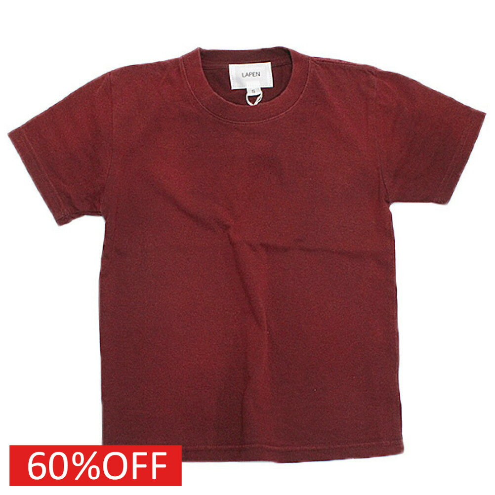 Rakuten - 【LAPEN ラペン ラパン 子供服 ジュニア ヴィンテージ アメカジ】 セール 【60%OFF】 ノーマルT バーガンディ