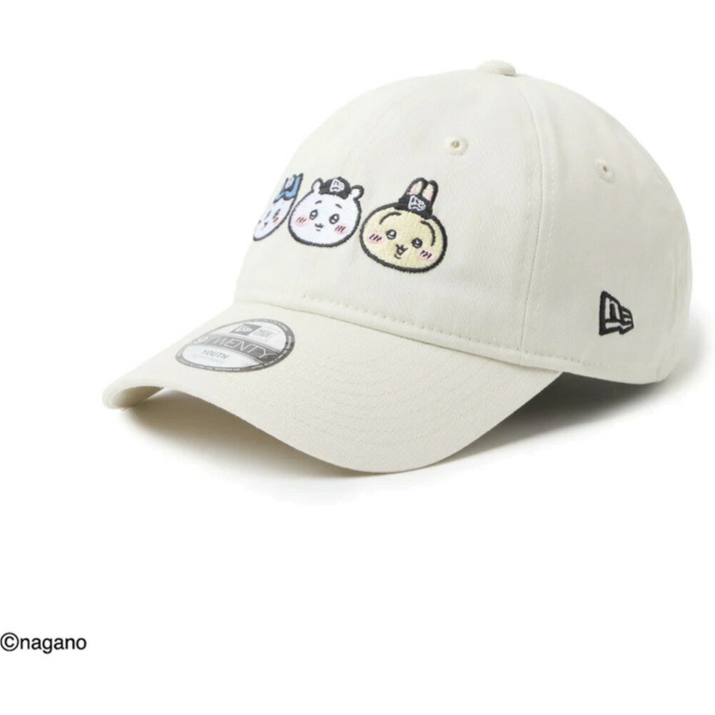 【ニューエラ キッズ/NEW ERA KIDS/帽子】 YOUTH 9TWENTY CHIIKAWA CAP アイボリー