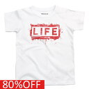 【CIRCUS&CO/サーカスアンドコー/子供服】 セール 【80%OFF】 LIFE Tシャツ ホワイト