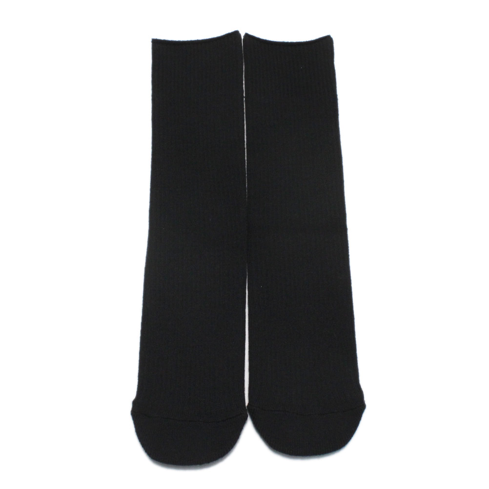 【子供服 MOUN TEN. マウンテン ジュニア MOUNTEN】 eco TC tube ソックス ブラック