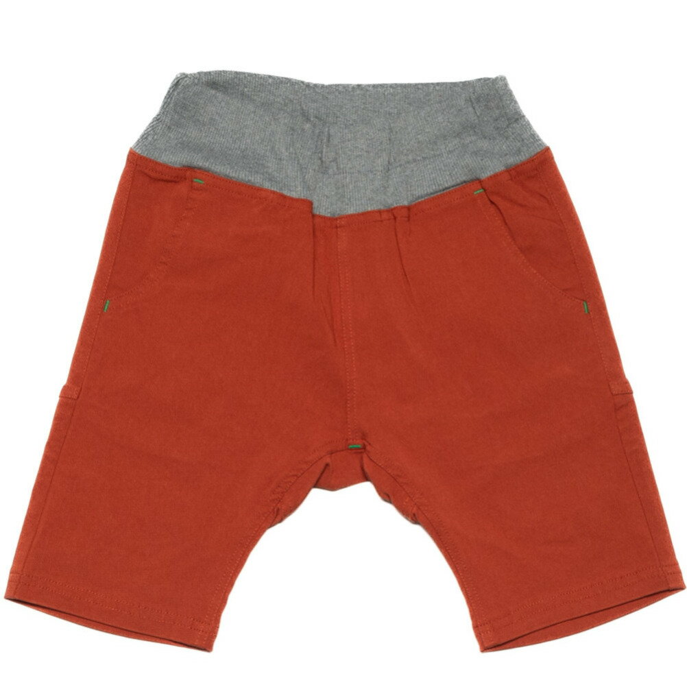 Long-Trousers, Trousers - 【オフィシャルチーム 子供服 OFFICIAL TEAM】 スーパーストレッチサルエルハーフパンツ レッド