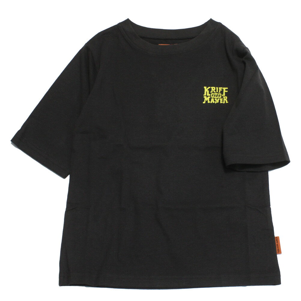 T-Shirts （Half Sleeves） - 【クリフメイヤー KRIFF MAYER/KRIFFMAYER KIDS クリフメイヤーキッズ 子供服 ジュニア】 楽LUCK五分袖T(BUS) チャコール(17)