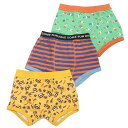 【アンパサンド/子ども服/ampersand/子供服/ベビー/出産祝い】 バラエティ3Pボクサーパンツ マルチカラー2(XX)