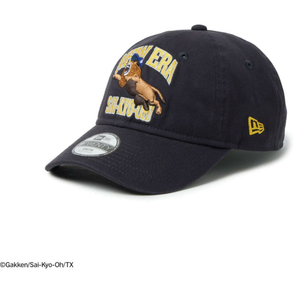 【ニューエラ　キッズ/NEW ERA KIDS/帽子】 YTH 9WENTY SAI-KYO-OH LION CAP ネイビー