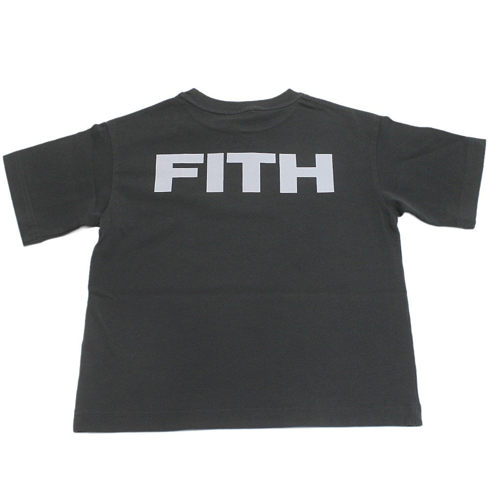 【子供服 親子 レディース FITH フィス FITH社】 サラサラテンジク バックロゴ Tシャツ 17CGRチャコール 2