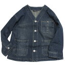 【エフオーキッズ F.O.KIDS】 エイジング加工 カバーオール デニム(DM)