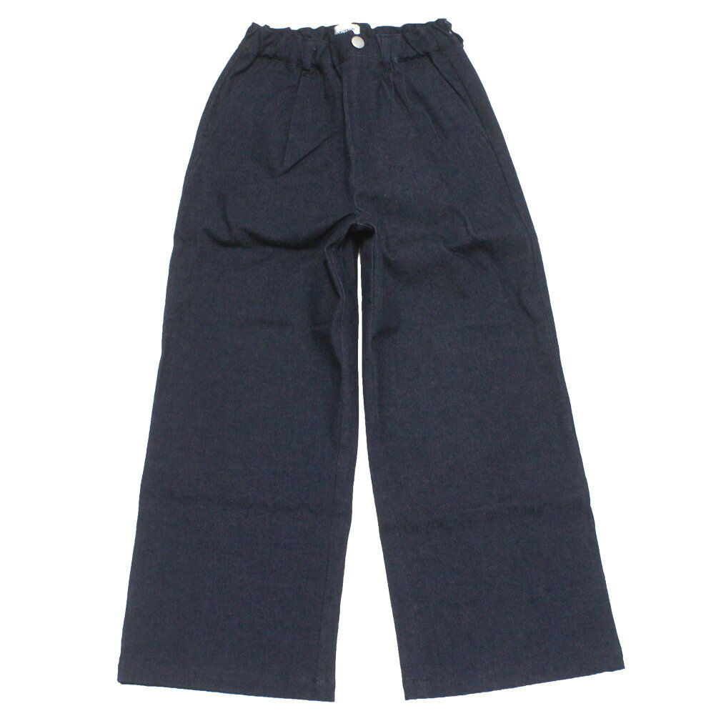 【アーチ＆ライン ARCH＆LINE 子供服 アーチアンドライン】 CREW WIDE DENIM パンツ ダークブルー(67)