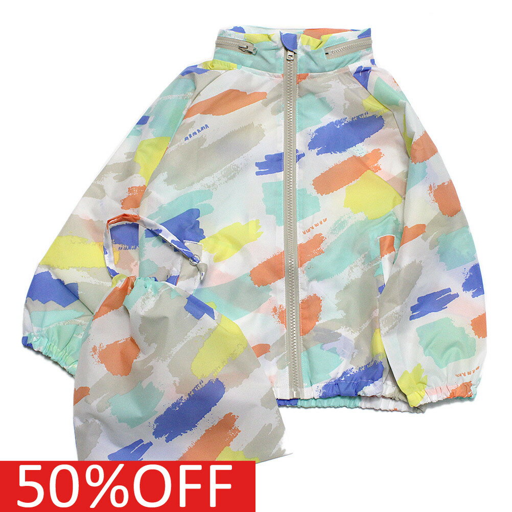 【マルーク 子供服 maarook 女の子 親子 ガールス ベビー ベビーギフト】 セール 【30%OFF】 あす楽 防水ウインドブレーカー シロ系(21)