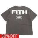 【子供服 親子 レディース FITH フィス FITH社】 セール 【30%OFF】 サラサラテンジク バックロゴ Tシャツ 17CGRチャコール