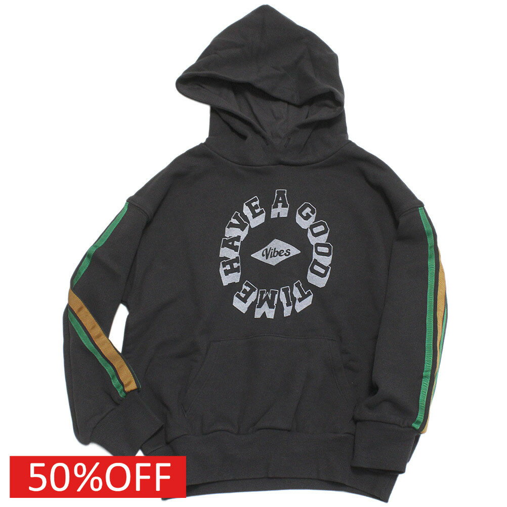 【オーシャンアンドグラウンド/子供服/ベビー/キッズ/ジュニア/ocean＆ground】 セール 【50%OFF】 ラインフードスウェット チャコール(CH)...