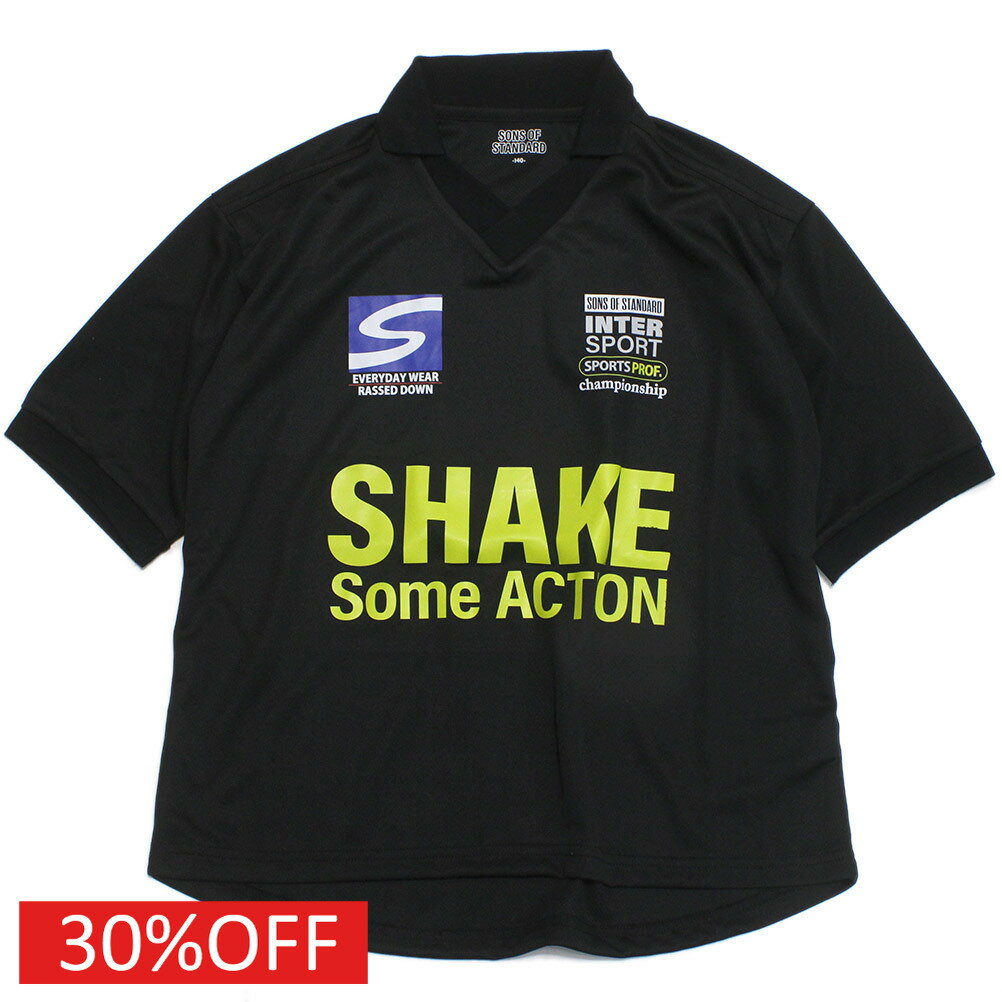 Rakuten - 【子供服/ジュニアサイズ/Sons of standard/サンズオブスタンダード】 セール 【30%OFF】 アクション ショートスリーブ ブラック(09)