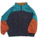 【オーシャンアンドグラウンド/子供服/ベビー/キッズ/ジュニア/ocean&ground】 レトロスポーツBIGジャケット ターコイズブルー(TB)