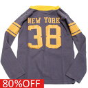 【ゴールドラッシュアウトフィッターズ/GOLD RUSH OUTFITTERS/アメカジ】 セール 【80%OFF】 ニューヨーク38ロングTシャツ ネイビー