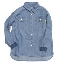 【子供服/makeyourday/メイクユアデイ】 セール 【30%OFF】 ミリタリーシャツ ブルー(BL)