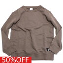 【ZERO standard/子供服/ゼロスタンダード】 セール 【50%OFF】 裏毛トレーナー ブラウン(BR)