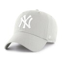 【’47/フォーティーセブン/帽子/キャップ】 ’47 CLEAN UP YANKEES CAP グレー(4)