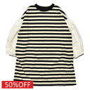 【ニードルワークス NEEDLE WORKS】 セール 【50%OFF】 天竺袖タイプライターワンピース B.ボーダー