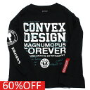 【CONVEX コンベックス 子供服 ジュニア キッズ】 セール 【60%OFF】 カレッジロゴ/BIGロングTシャツ クロ(5)