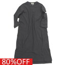 【子供服 アンディニー undeny. キッズ レディース 女の子】 セール 【80%OFF】 リブワンピース チャコールグレー(CG)
