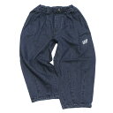 【グルーヴィーカラーズ groovy colors ジュニア 子供服】 8ozデニム HUGE LPN 4NV紺(4)