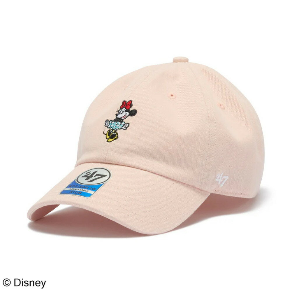 【’47/フォーティーセブン/帽子/キャップ】 ’47 CLEAN UP DISNEY MINNIE MOUSE CAP ピンク